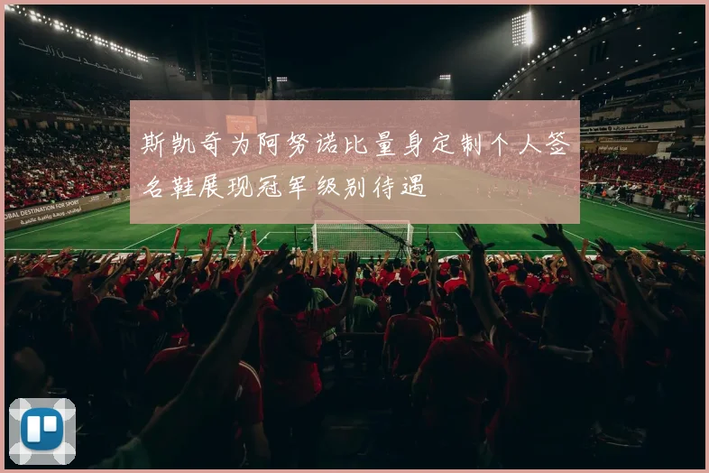 斯凯奇为阿努诺比量身定制个人签名鞋展现冠军级别待遇